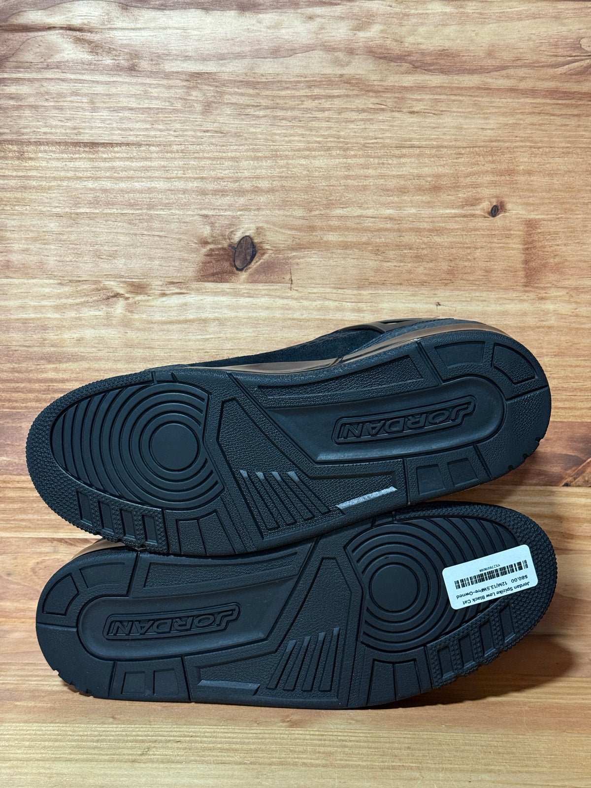 Jordan Spizike Low Black Cat