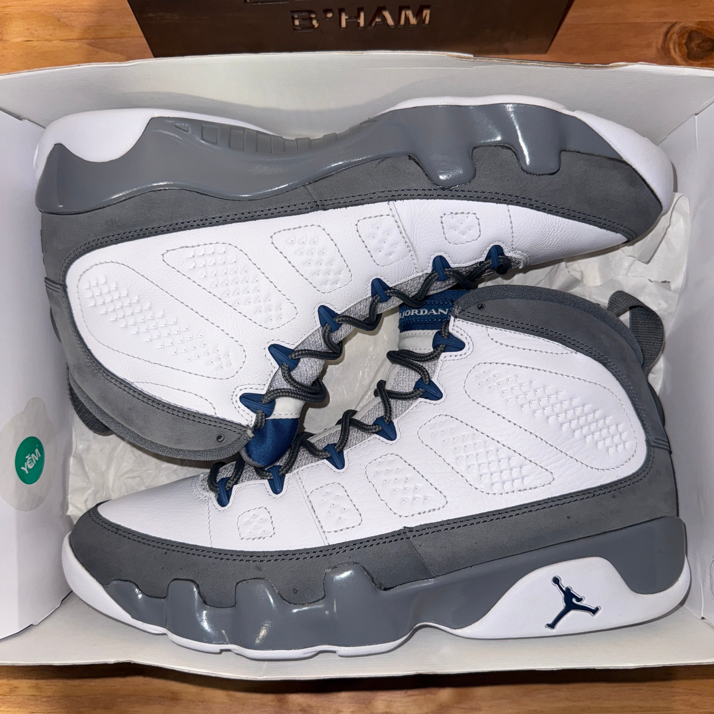 Jordan 9 Retro Flint Grey French Blue (2026)