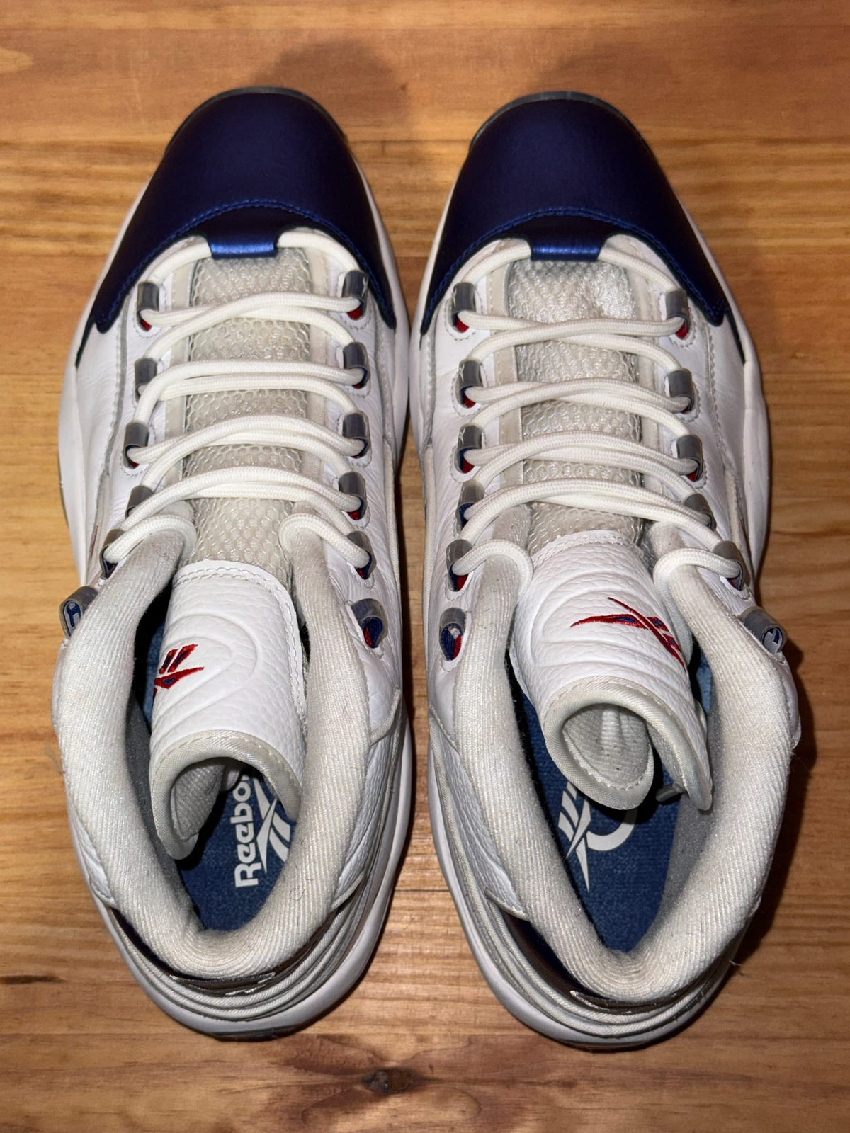 Reebok Question Mid Blue Toe (2022) - Size 12