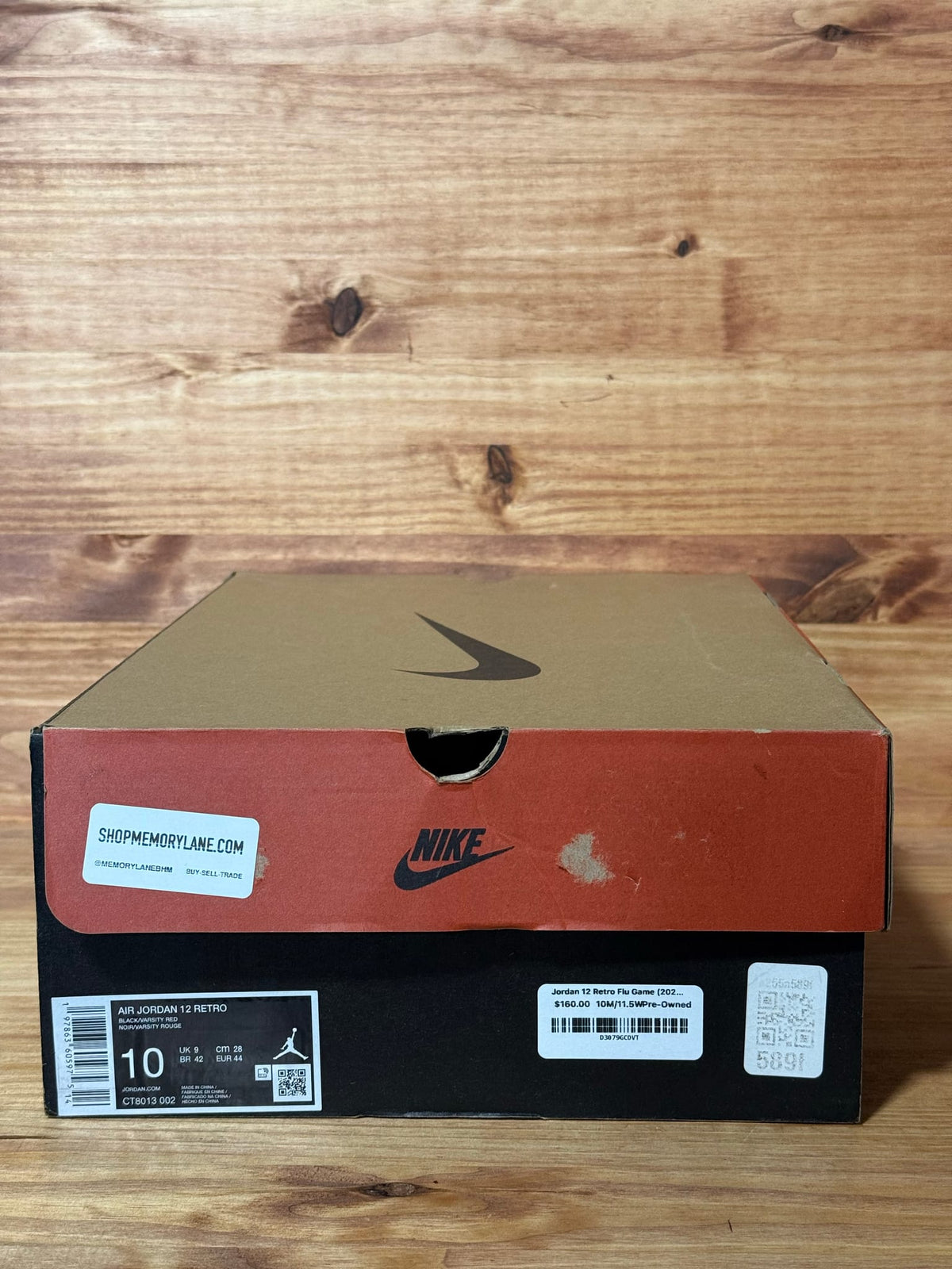 Jordan 12 Retro Flu Game (2025) - Size 10