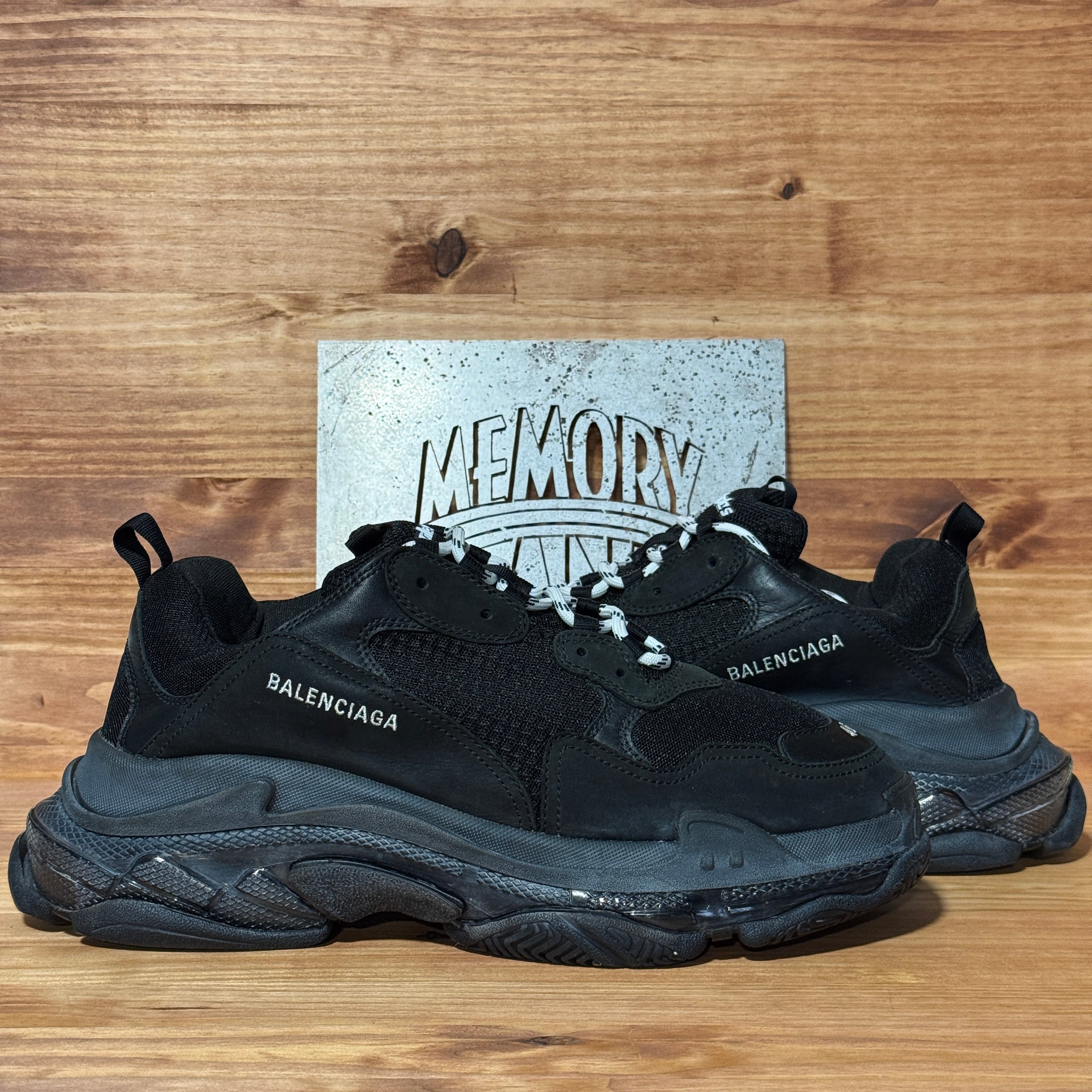 Balenciaga Triple S Clear Sole Black