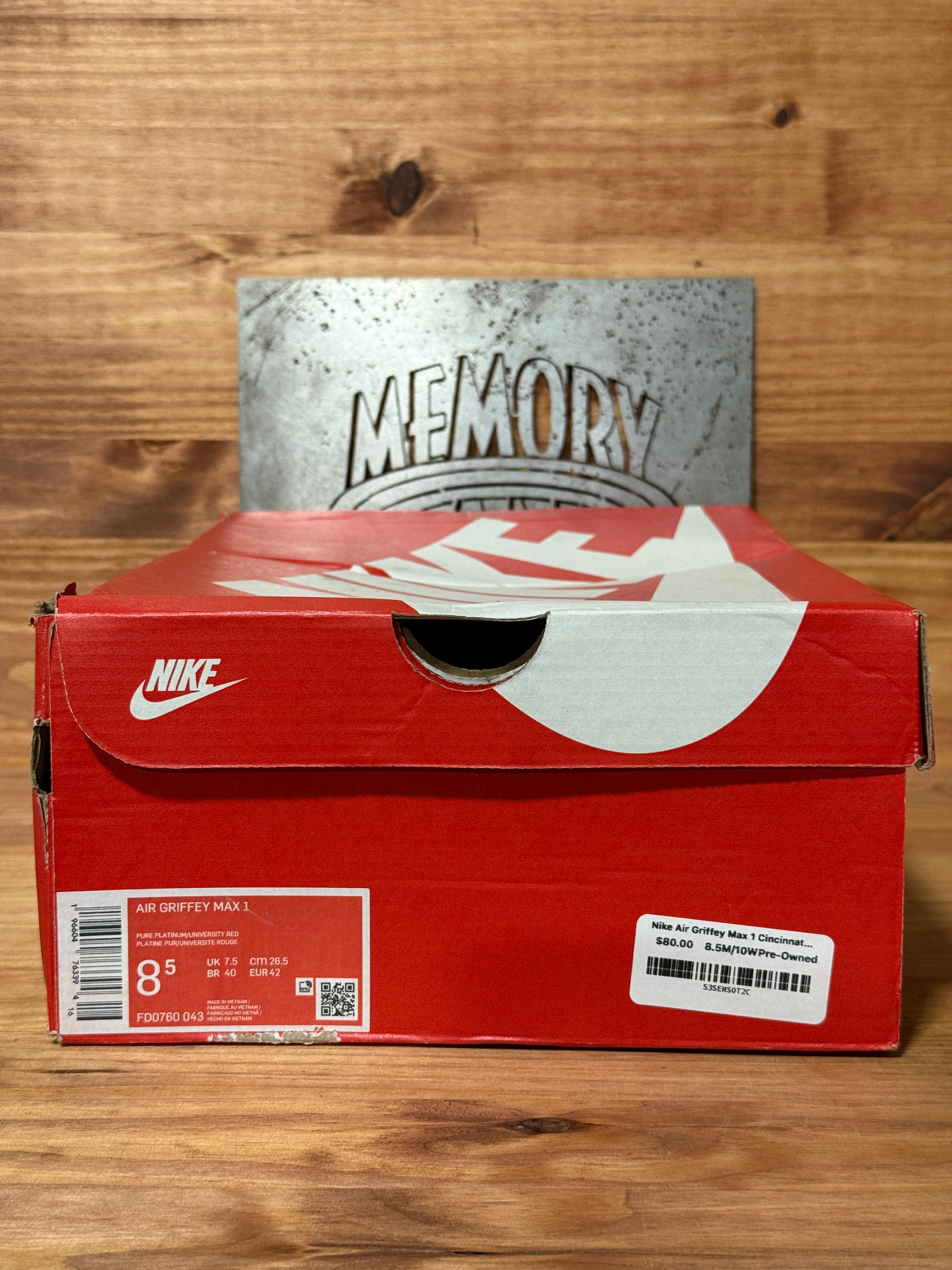 Nike Air Griffey Max 1 Cincinnati Reds (2023)