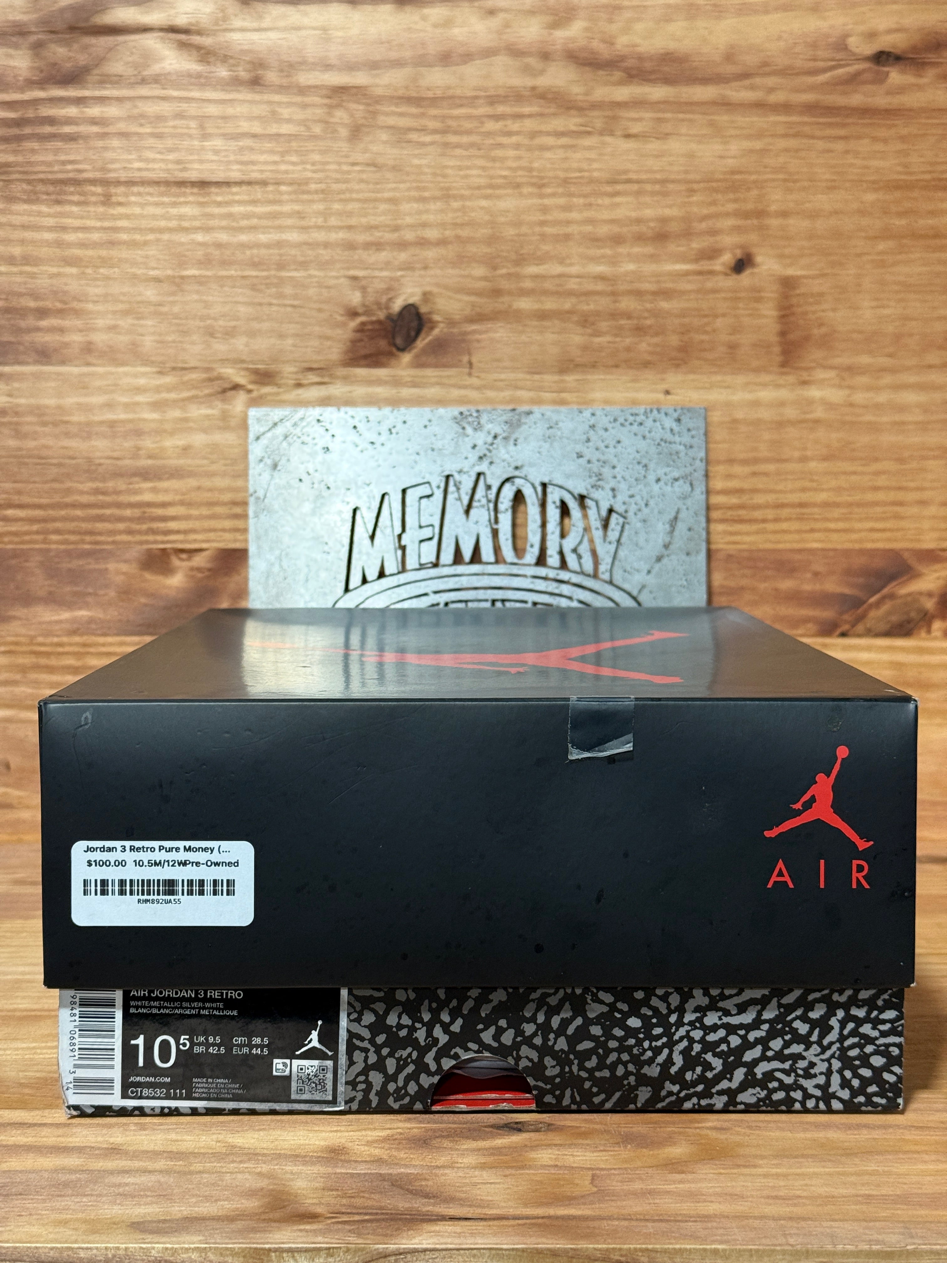 Jordan 3 Retro Pure Money (2025)