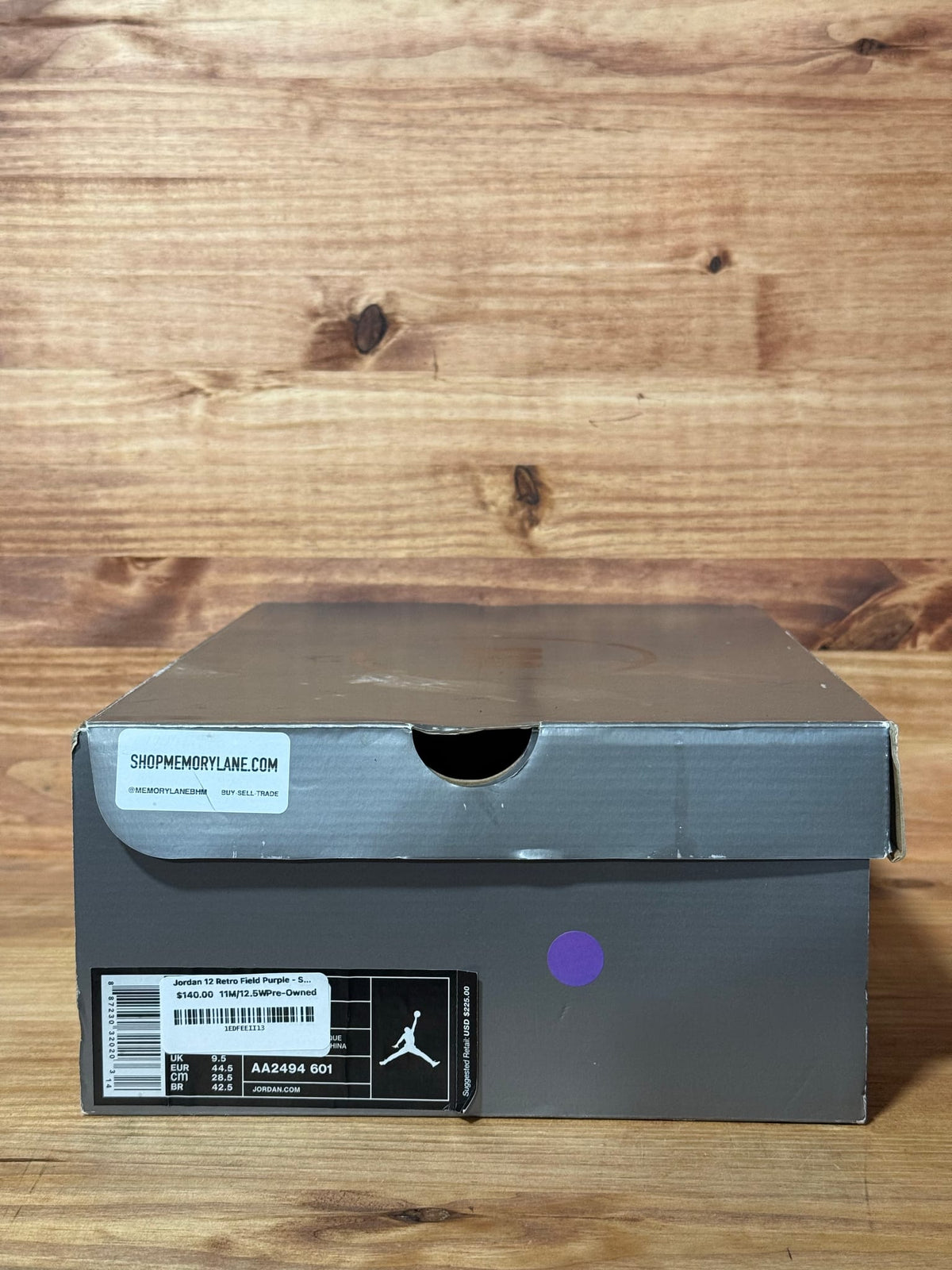Jordan 12 Retro Field Purple - Size 11