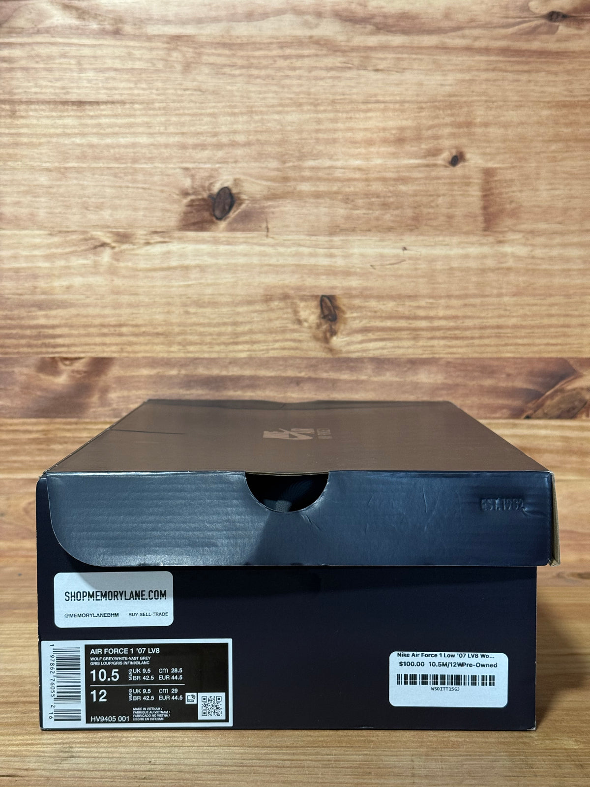 Nike Air Force 1 Low '07 LV8 Wolf Grey Vast Grey White