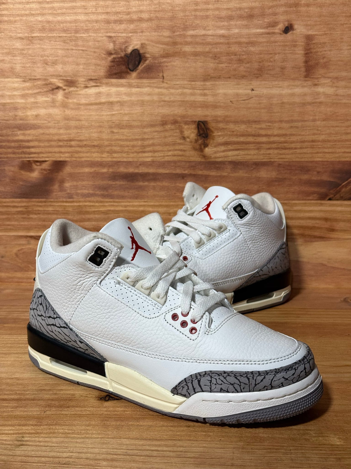 Jordan 3 Retro White Cement Reimagined (GS) - Size 6.5Y