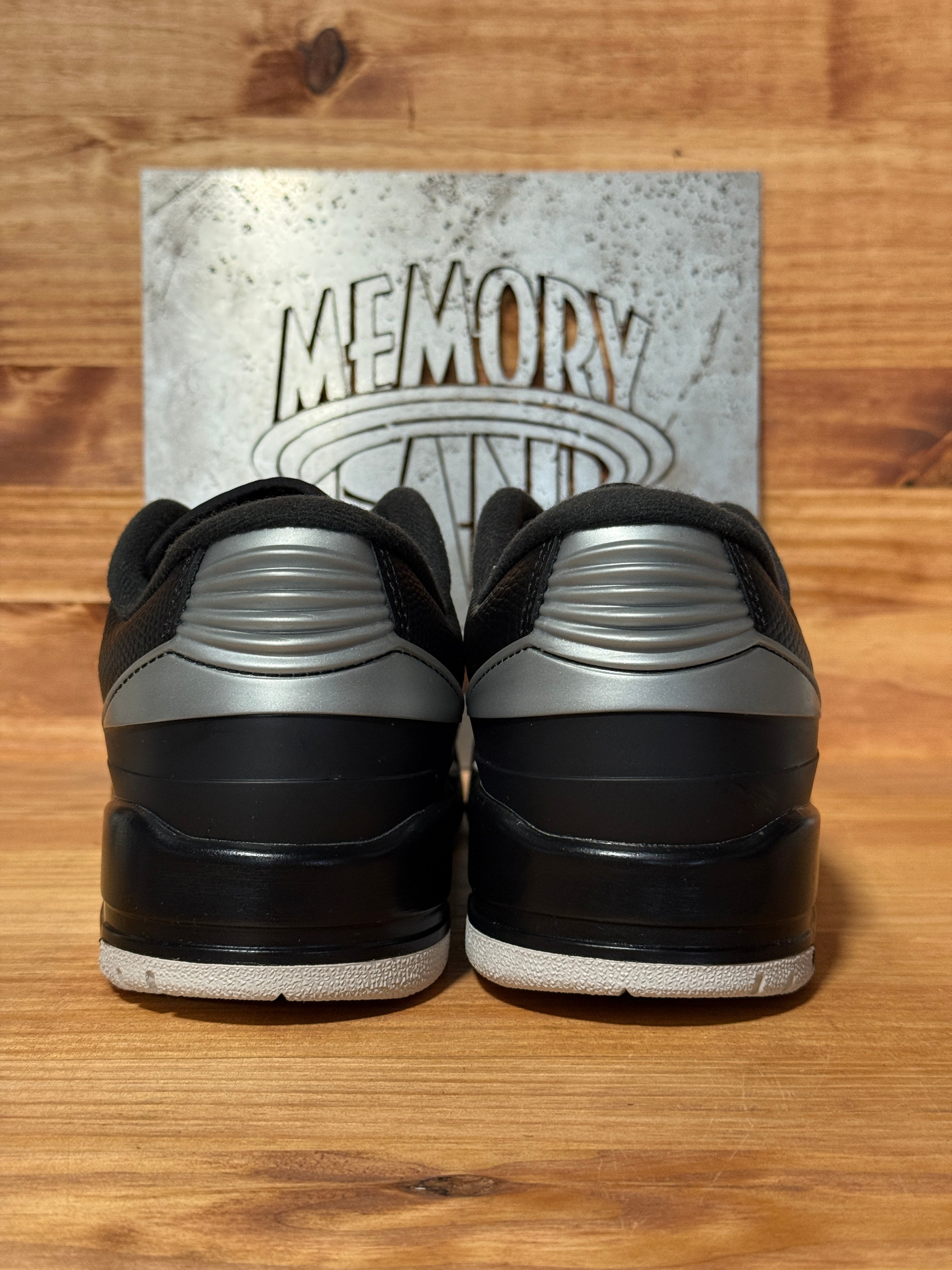 Jordan 2/3 Black Metallic Silver