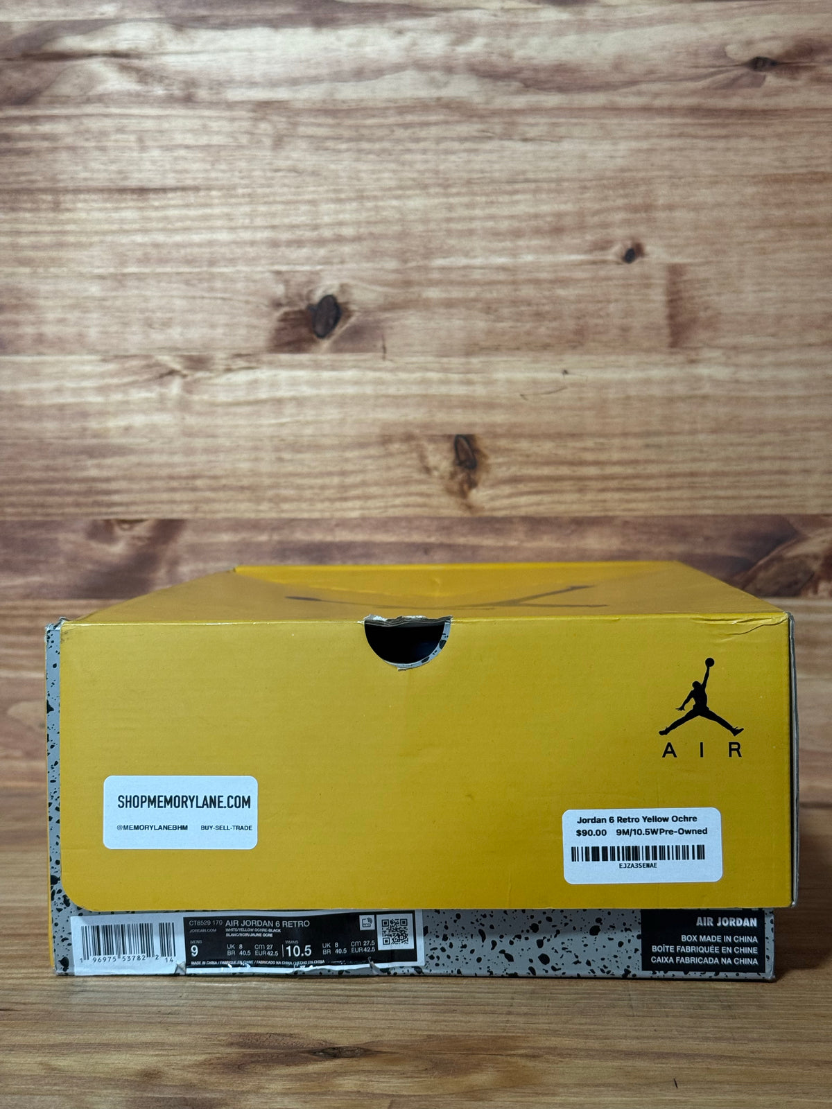 Jordan 6 Retro Yellow Ochre