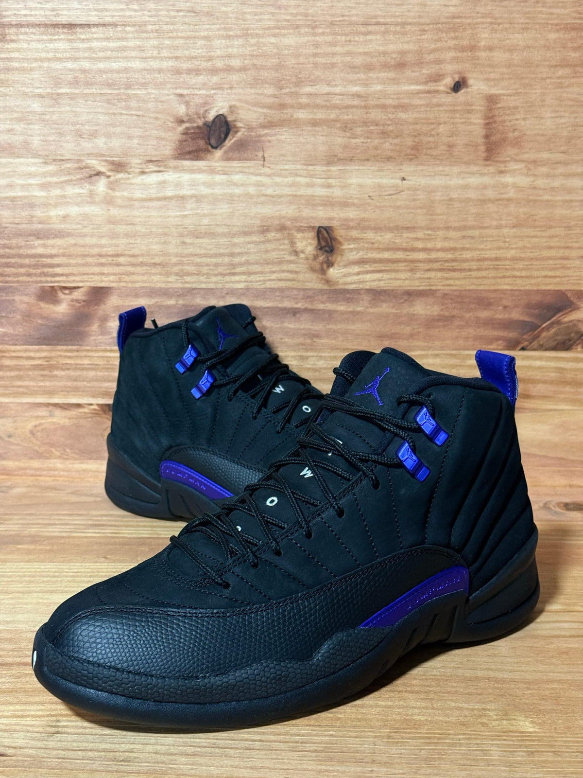 Jordan 12 Retro Black Dark Concord - Size 9