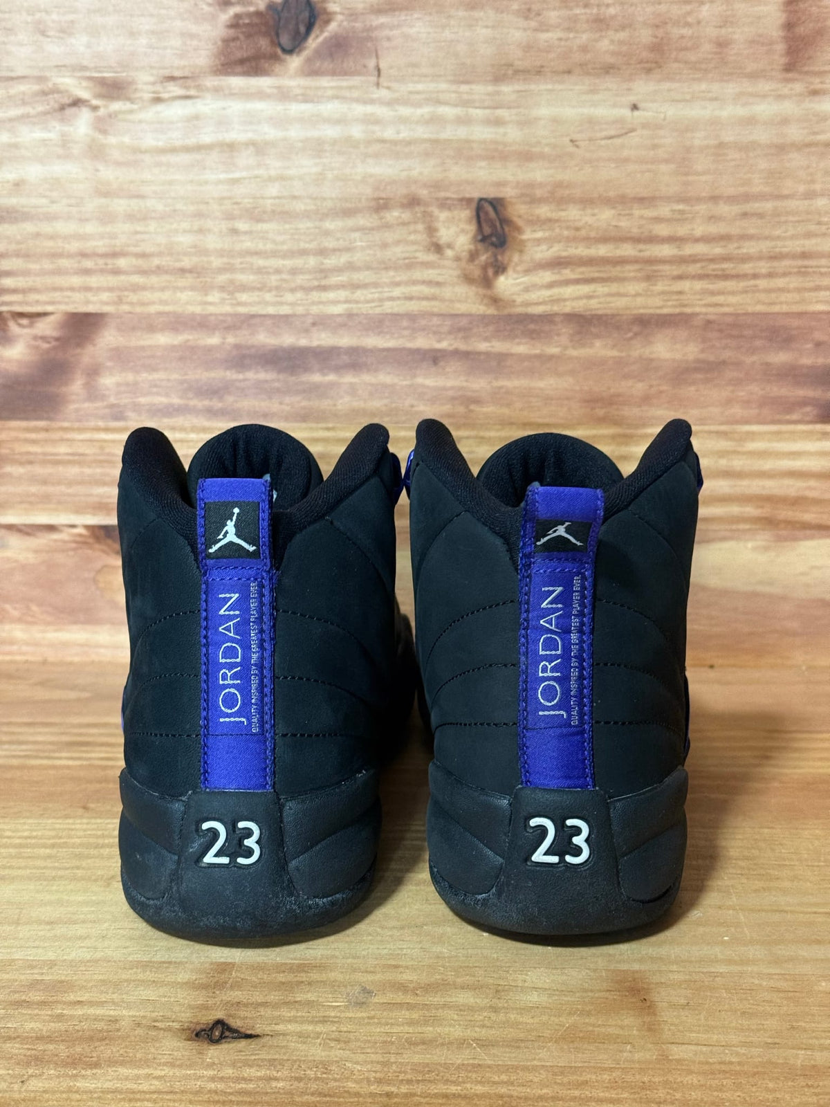 Jordan 12 Retro Black Dark Concord (GS) - Size 6Y