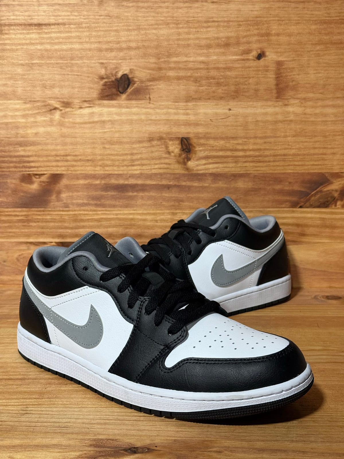 Jordan 1 Low Black White Grey - Size 11