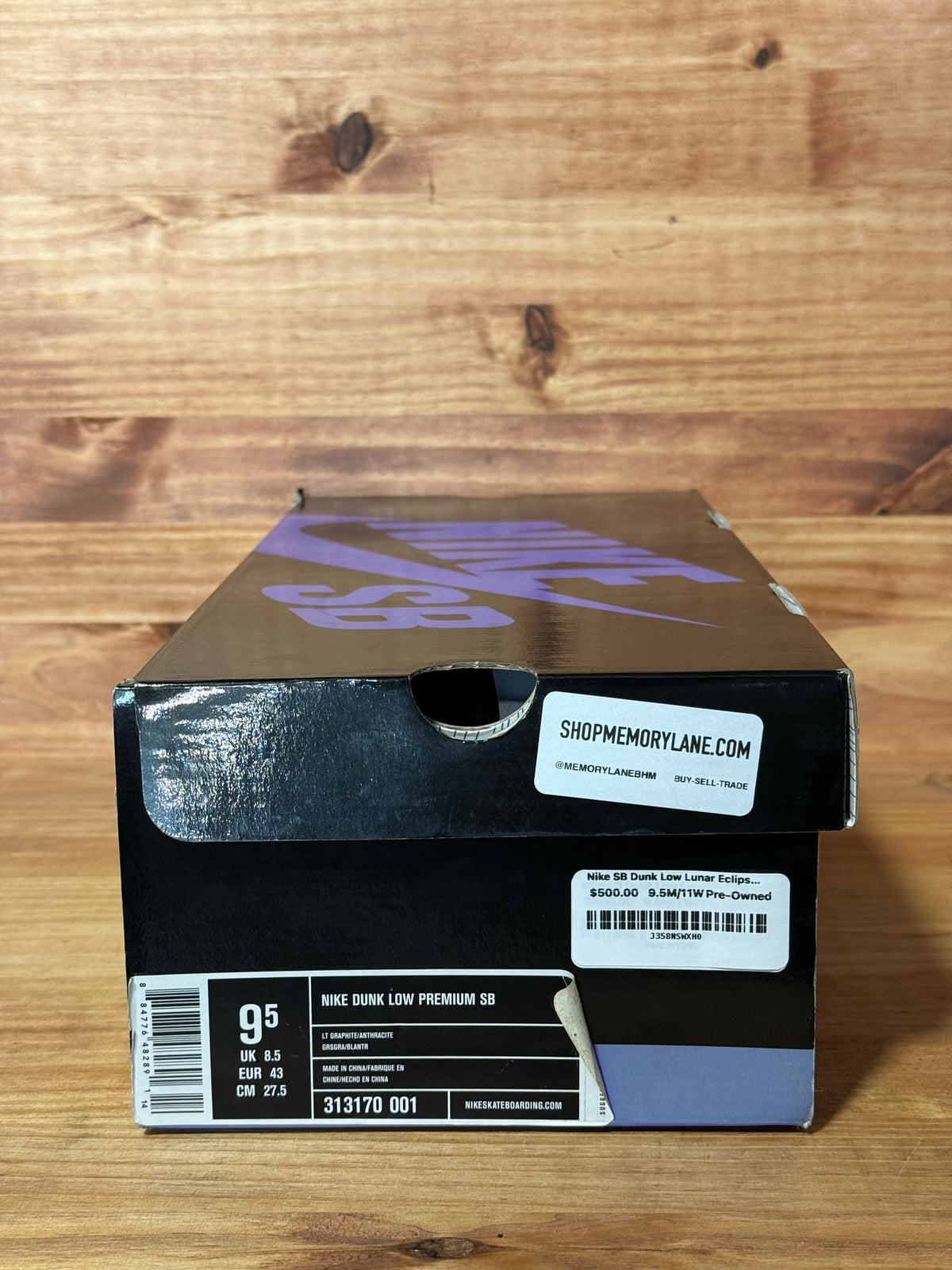 Nike SB Dunk Low Lunar Eclipse (East) -Size 9.5