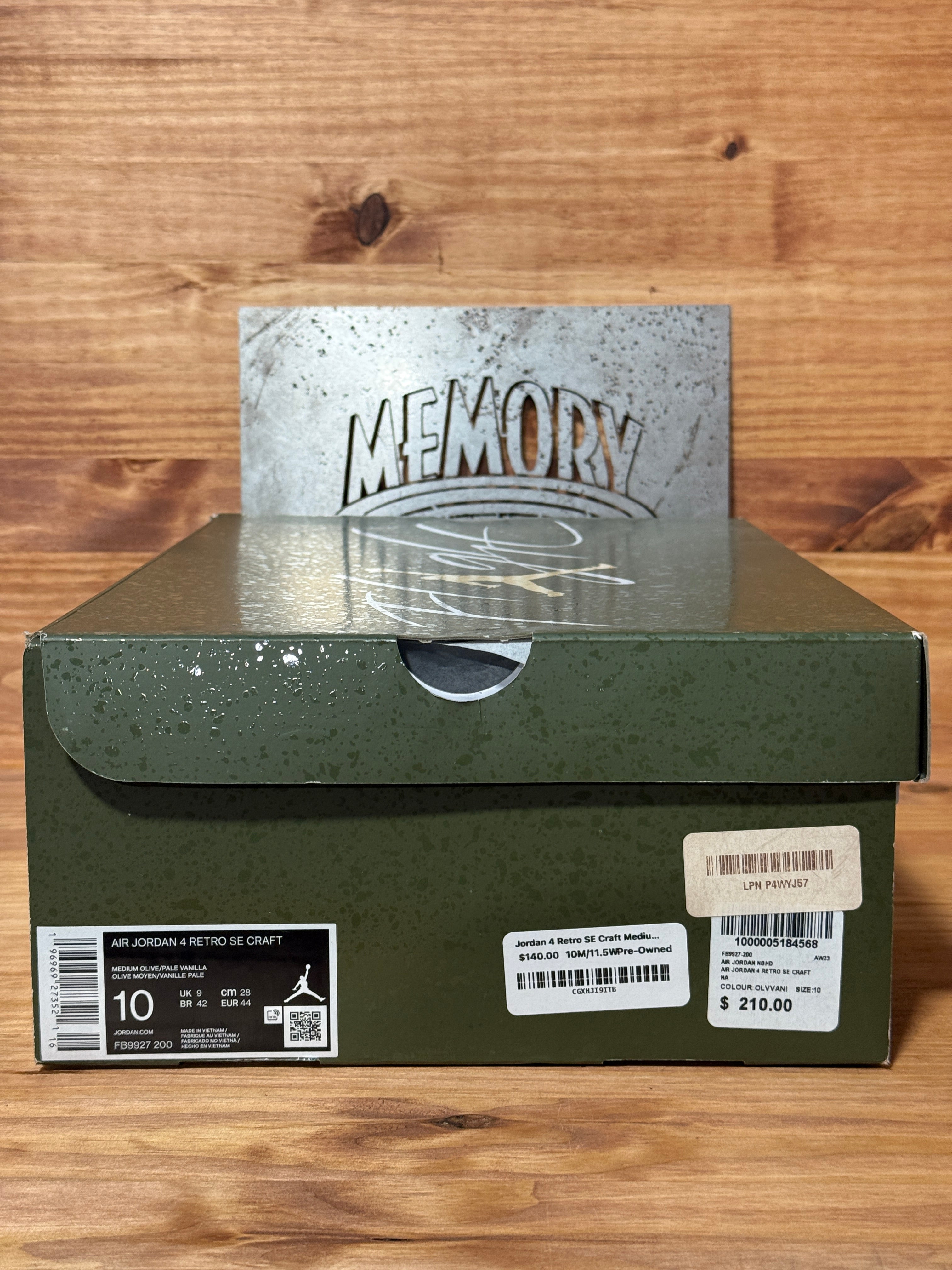 Jordan 4 Retro SE Craft Medium Olive