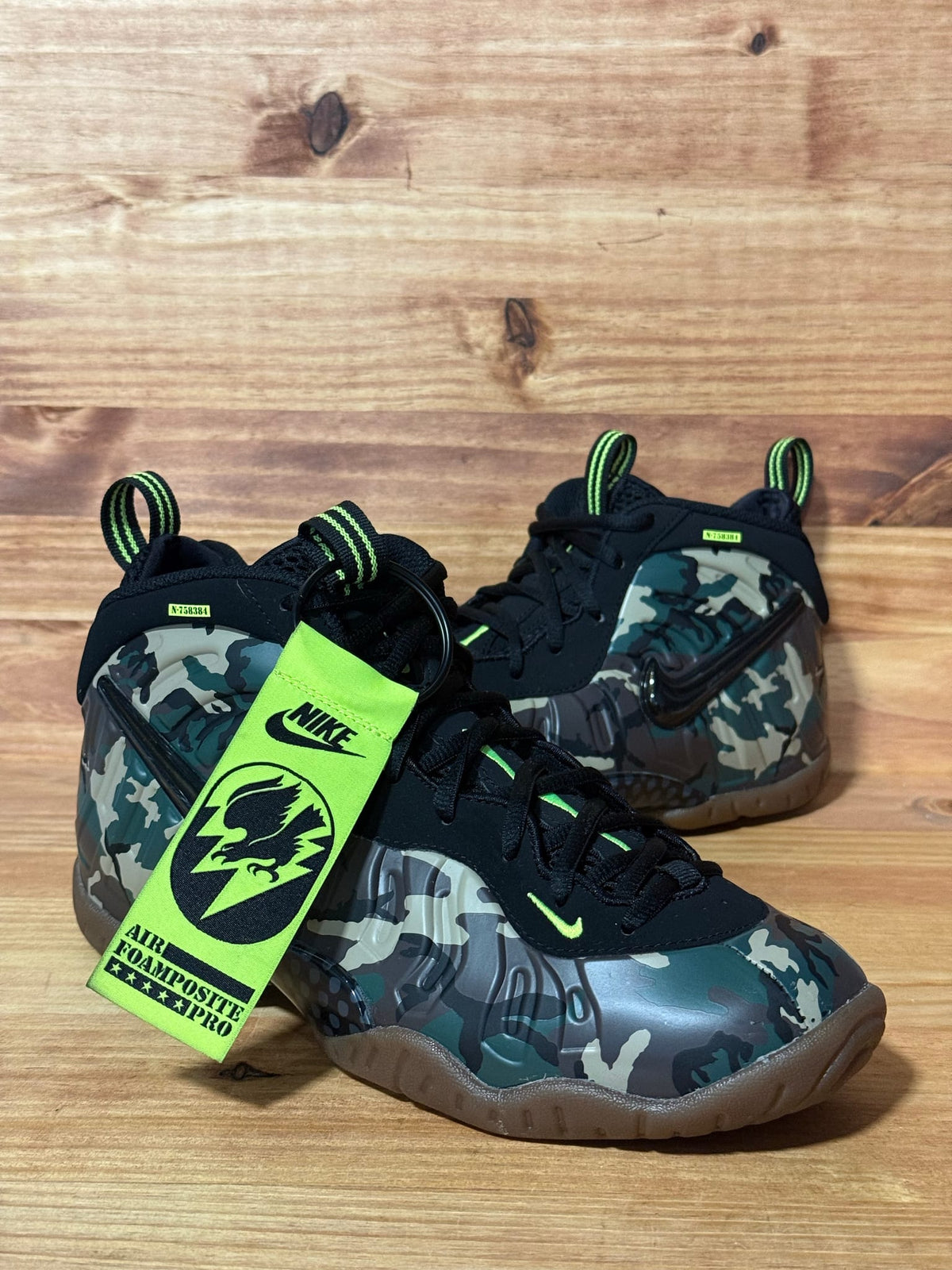 Nike Little Posite Pro Army Camo (2026) (GS) - Size  7Y