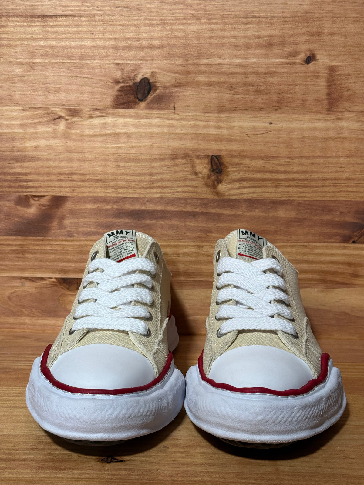 Maison Mihara Yasuhiro Peterson OG Sole Canvas Low Natural