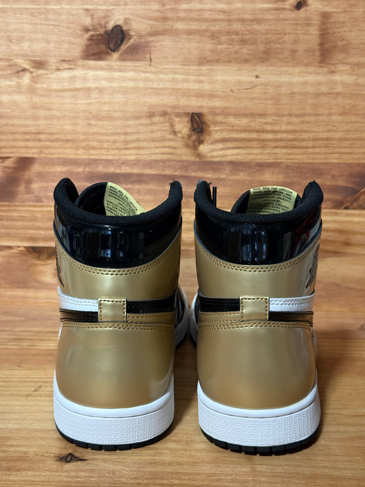 Jordan 1 Retro High NRG Patent Gold Toe