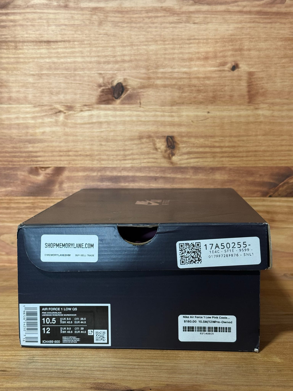 Nike Air Force 1 Low Pink Cooler Mulberry Rose - Size 10.5