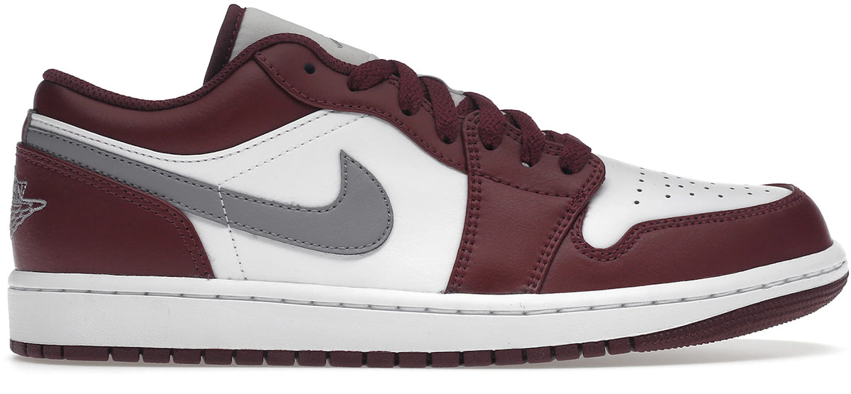 Jordan 1 Low White Bordeaux