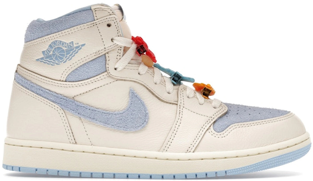 Jordan 1 Retro High OG Pale Ivory Psychic Blue (Women's)
