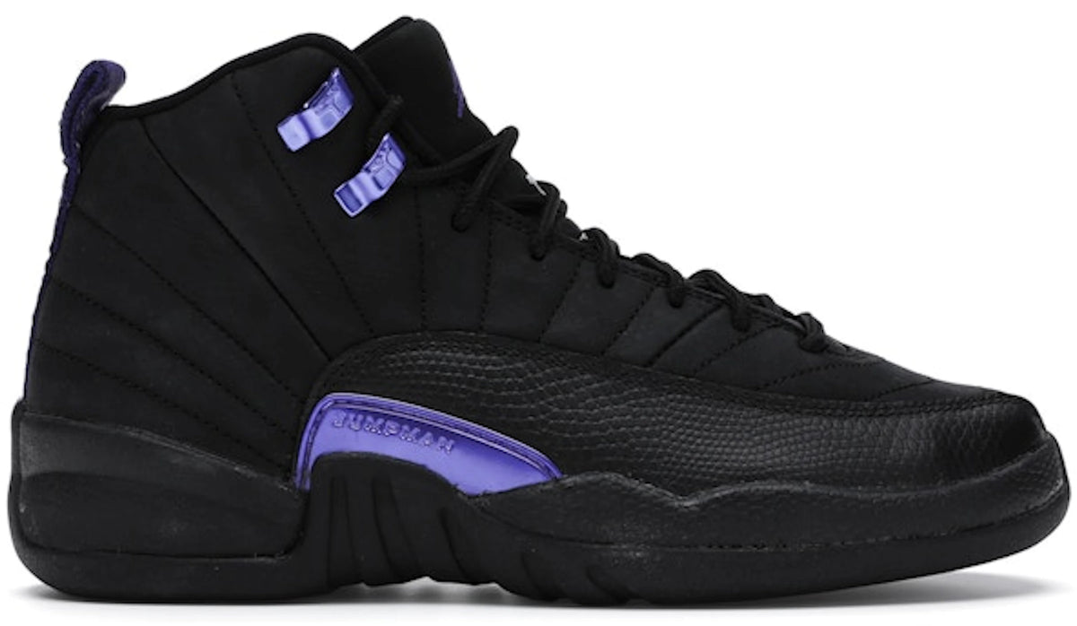 Jordan 12 Retro Black Dark Concord (GS) - Size 6Y