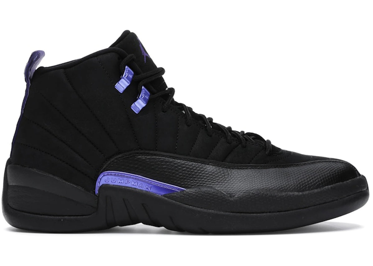 Jordan 12 Retro Black Dark Concord - Size 10.5