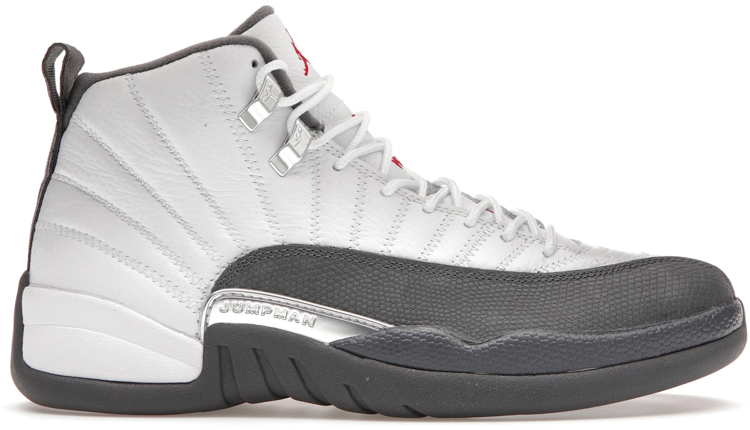 Jordan 12 Retro White Dark Grey