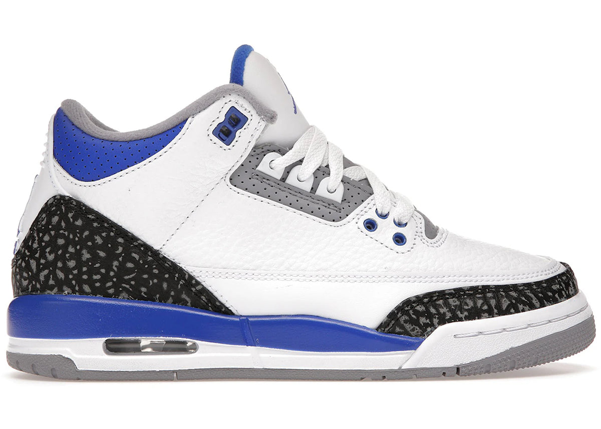 Jordan 3 Retro Racer Blue (GS) - Size 7Y