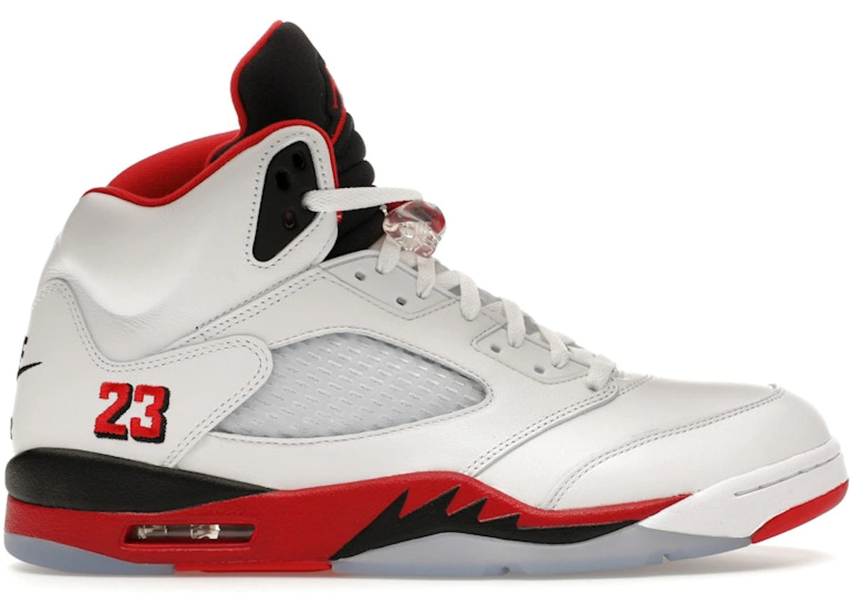Jordan 5 Retro Fire Red Black Tongue (2025) - Size 9