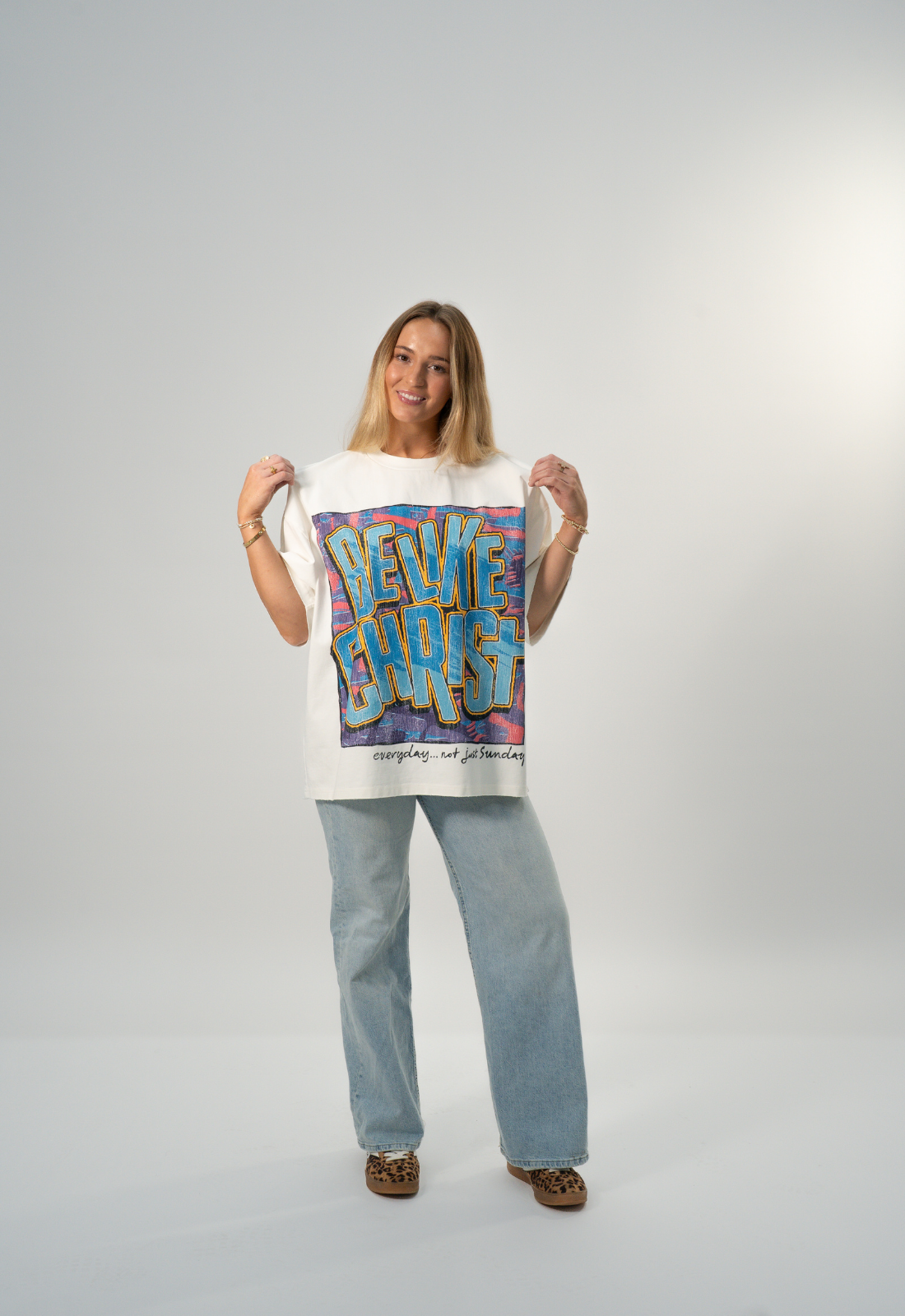 "BE LIKE CHRIST" BOXY TEE