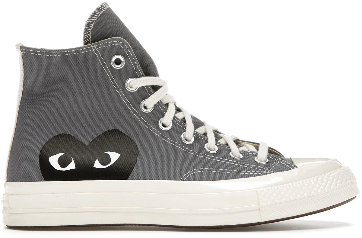 Converse Chuck Taylor All Star 70 Hi Comme des Garcons PLAY Grey - Size 9