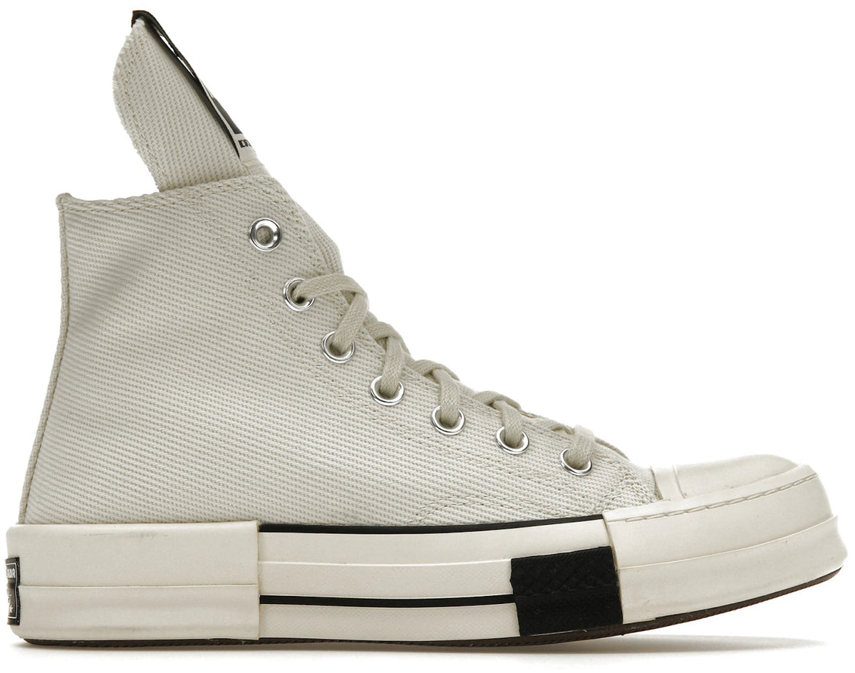 Converse DRKSTAR Chuck Taylor All Star 70 Hi Rick Owens DRKSHDW White - Size 8.5