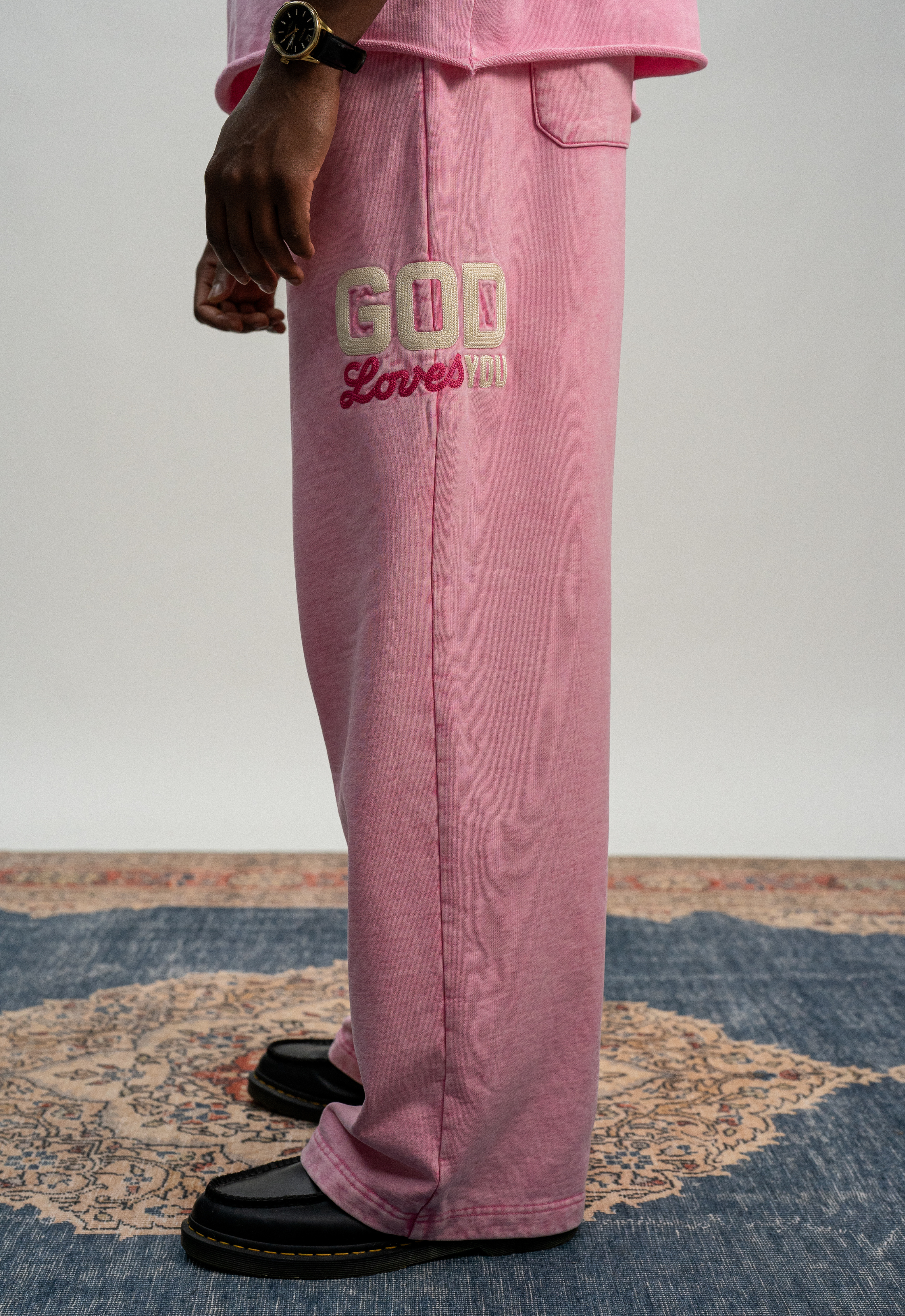 "GOD LOVES YOU" SWEATPANTS