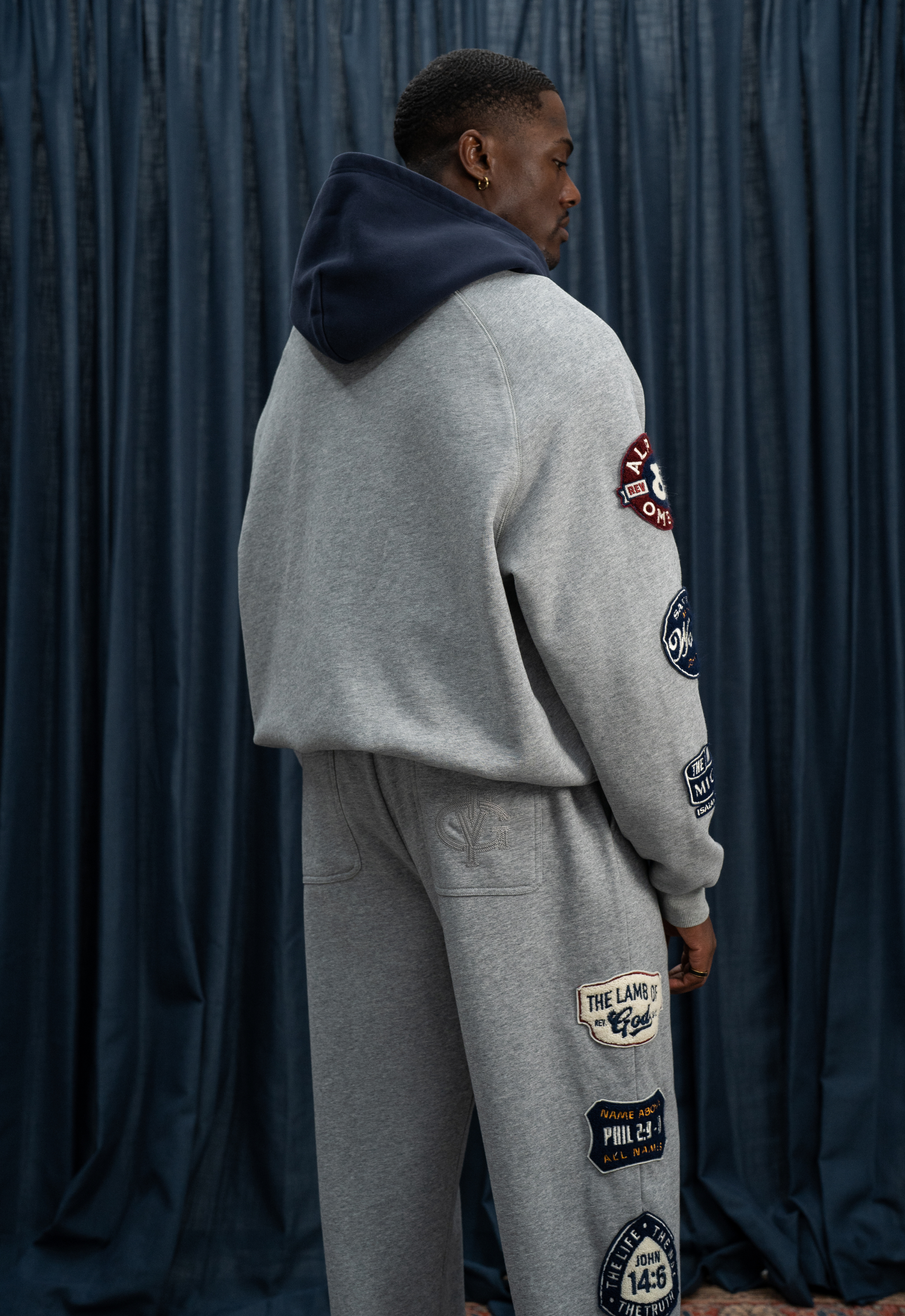 "JC" CHENILLE PATCH HOODIE