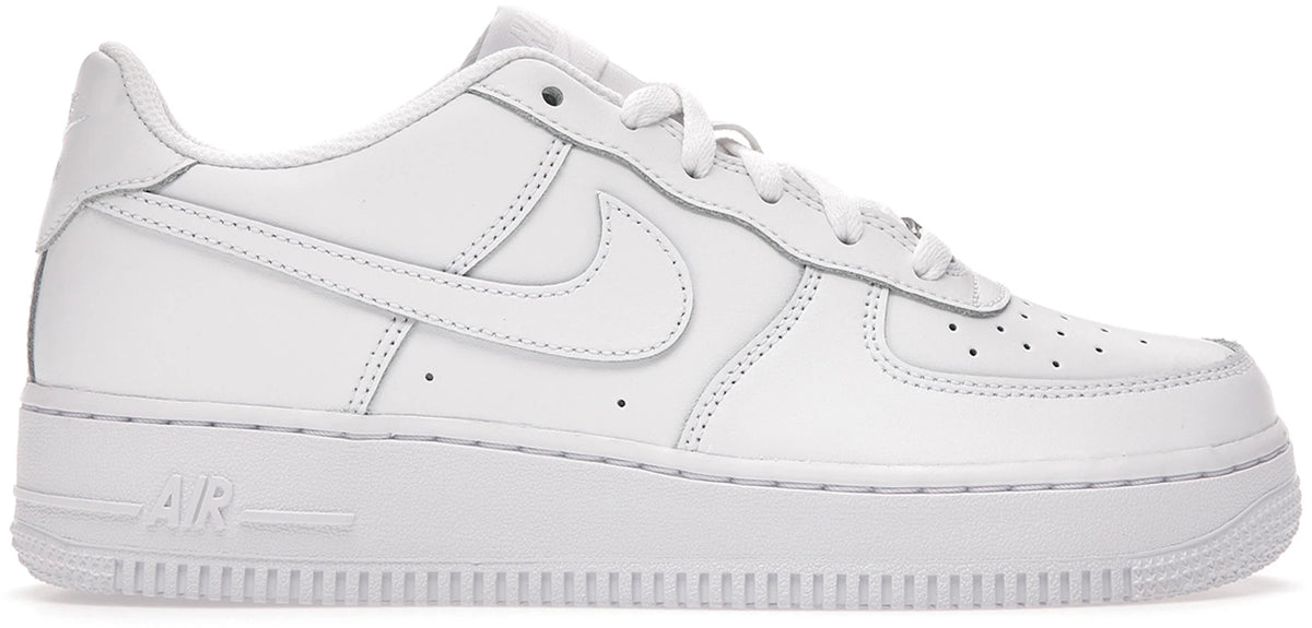Nike Air Force 1 Low LE Triple White (GS) - Size 5Y