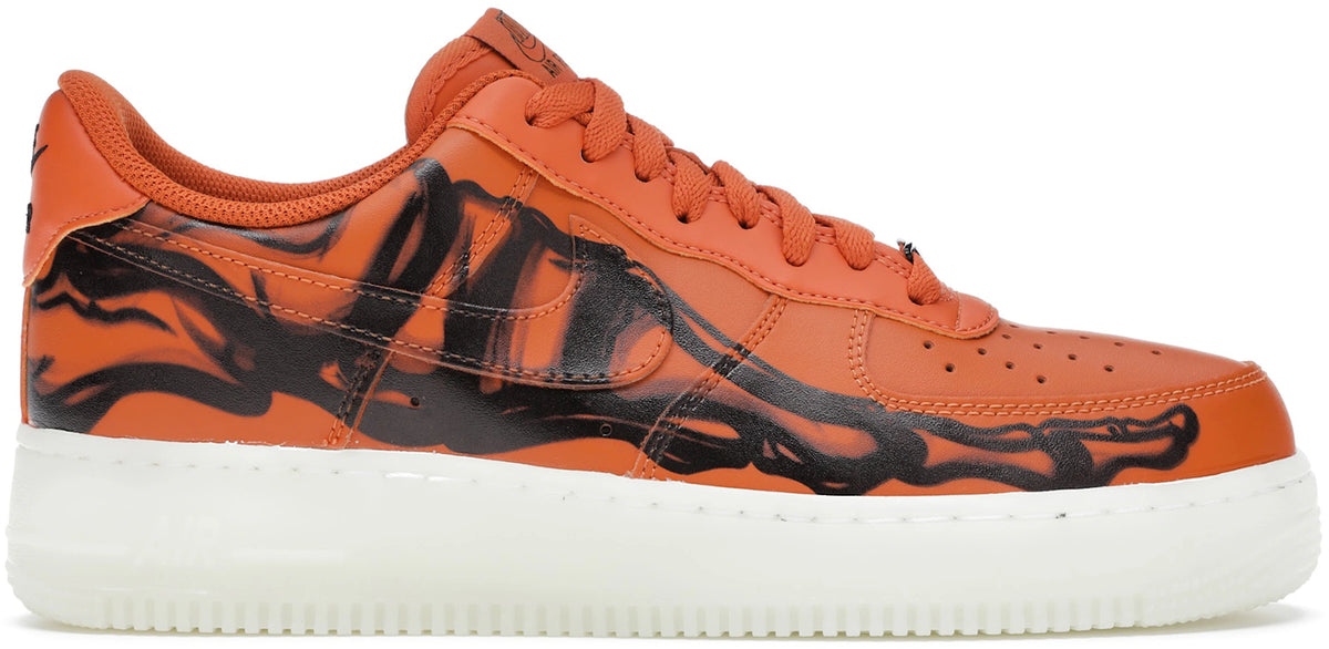Nike Air Force 1 Low Orange Skeleton Halloween (2020)