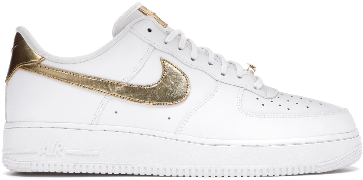 Nike Air Force 1 Low White Metallic Gold (2020) - Size 9.5
