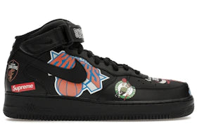 Nike Air Force 1 Mid Supreme NBA Black