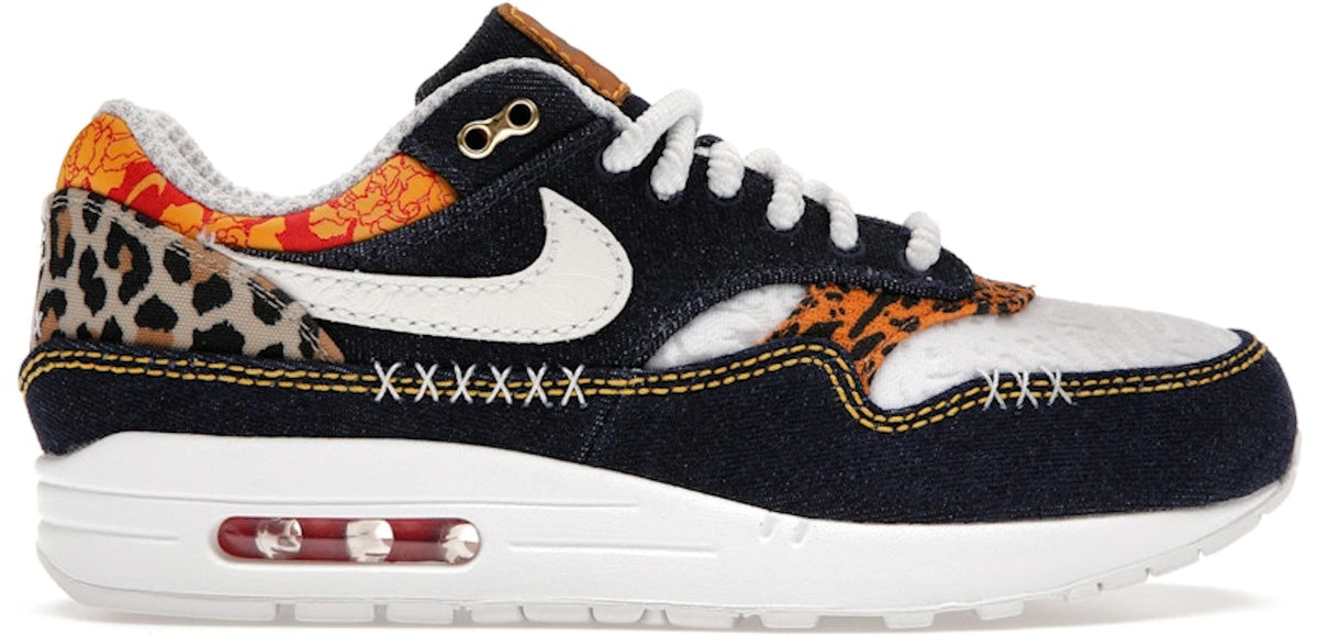 Nike Air Max 1 Premium Denim Leopard