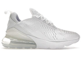 Nike Air Max 270 White Metallic Silver (GS)