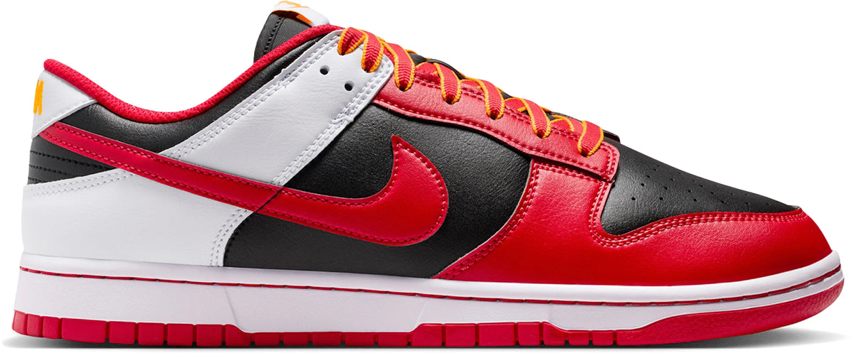 Nike Dunk Low Retro Black White University Red