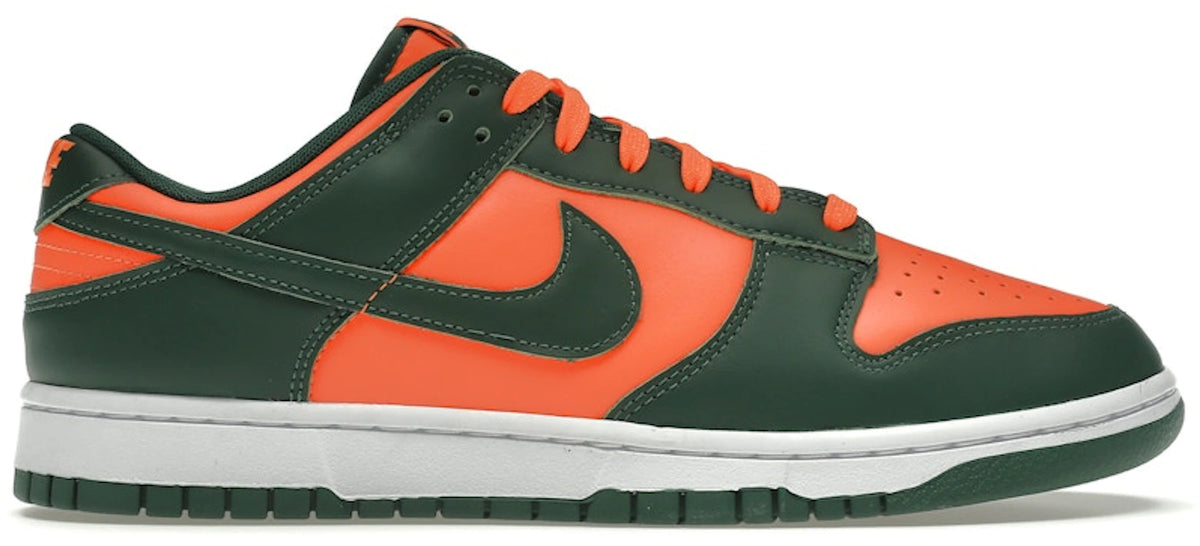Nike Dunk Low Retro Miami Hurricanes - Size 9