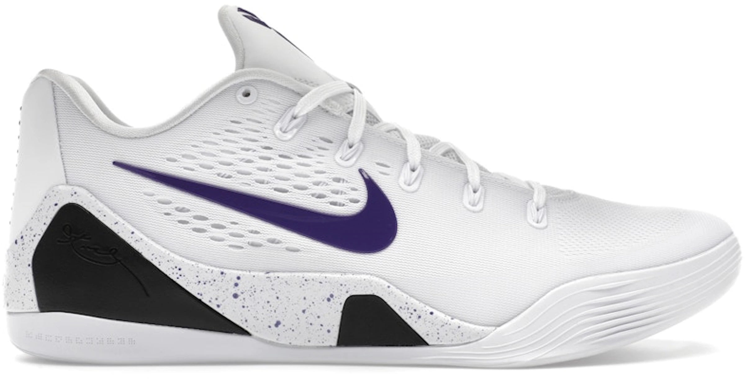 Nike Kobe 9 Elite Low EM Protro White Court Purple