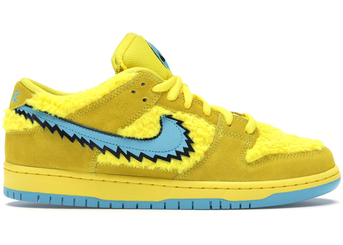Nike SB Dunk Low Grateful Dead Bears Opti Yellow - Size 9