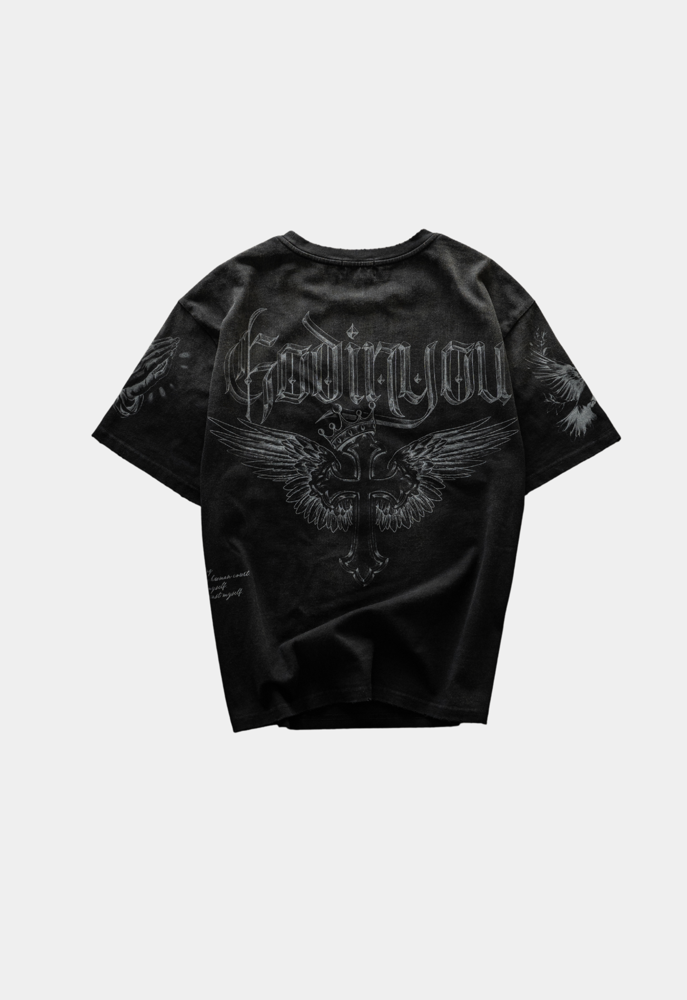 "ONLY GOD CAN JUDGE ME" TEE (BLACK)