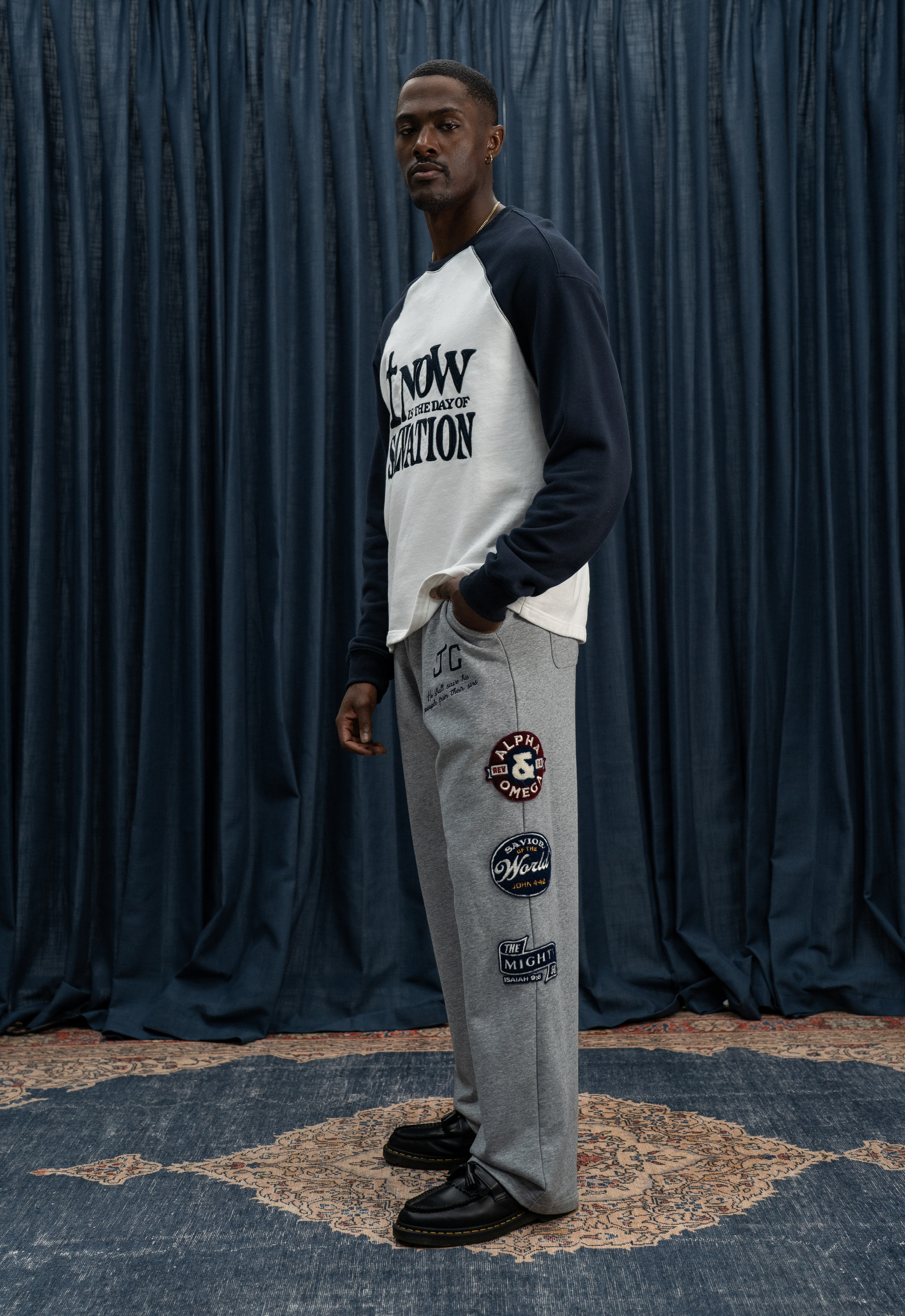 "SALVATION" L/S BOXY TEE