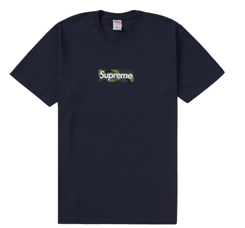 SUPREME BOX LOGO (FW23) "NAVY CAMO"