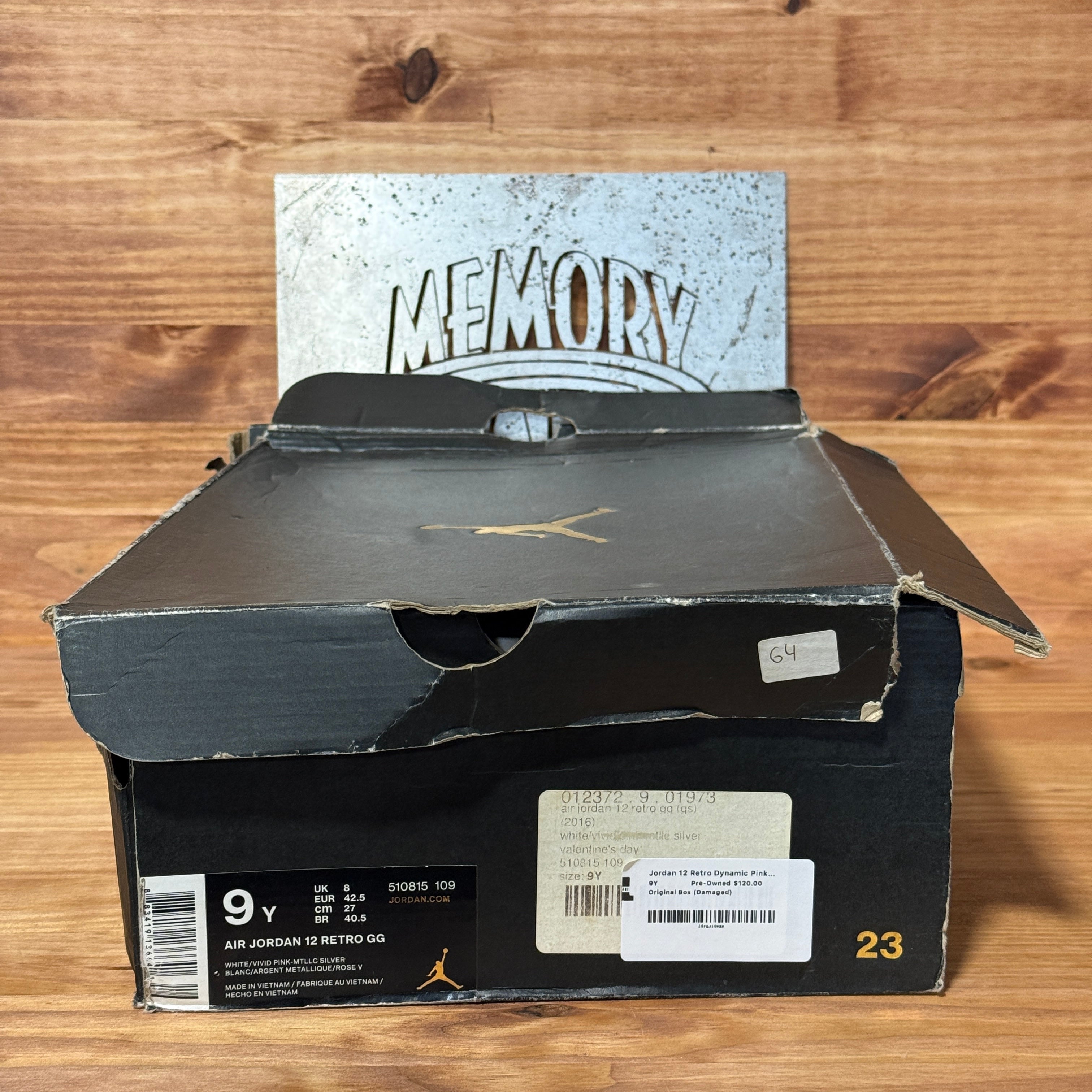 Jordan 12 Retro Dynamic Pink (GS)