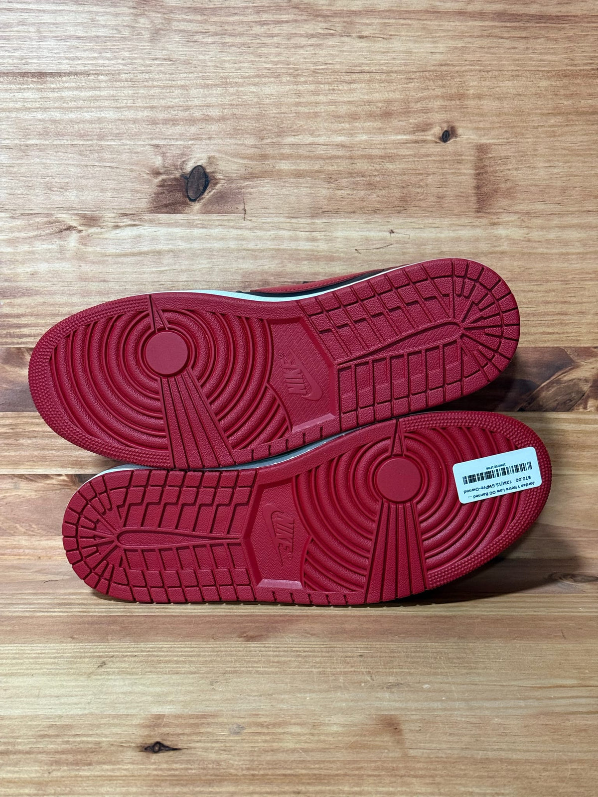 Jordan 1 Retro Low OG Banned - Size 12