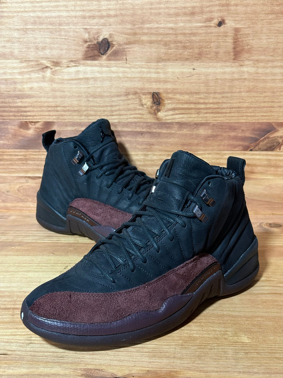 Jordan 12 Retro SP A Ma Maniére Black (Women's) - Size 12W