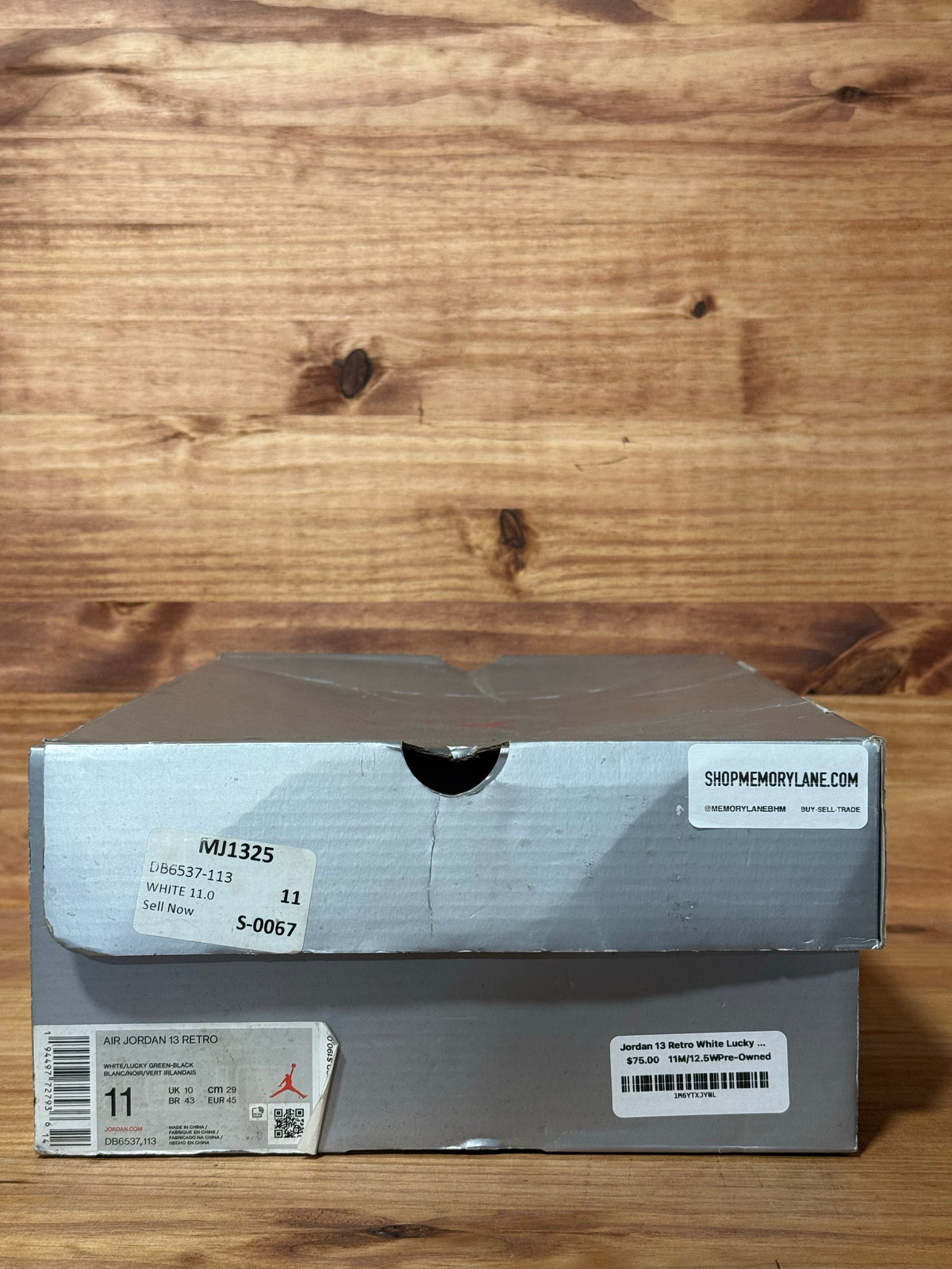 Jordan 13 Retro White Lucky Green